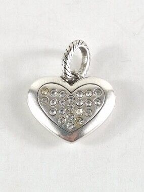 Brighton Amore Crystal Heart Charm